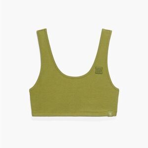 Savage X Fenty C‎ RIB SLEEP CROP TOP Olive green size 3X NWT in packaging